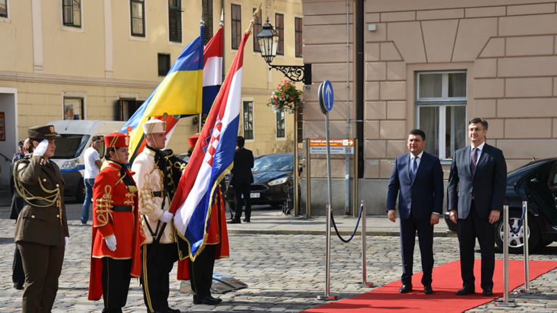Predsjednik Vlade Plenković: Hrvatska želi pomoći Ukrajini u ostvarenju mirne reintegracije i nastavku europskog puta